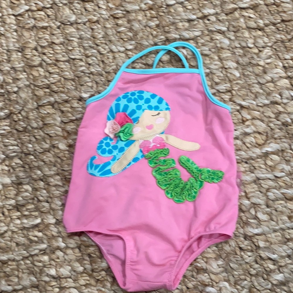 Mud pie mermaid ballerina swimsuit 24 mths 2 T